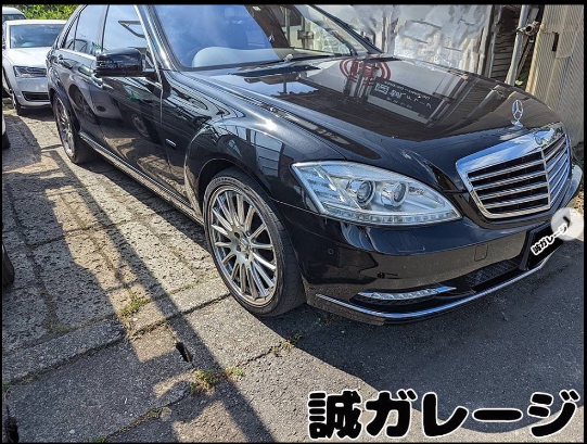 ベンツ　Sクラス　S550 W221  Androidナビ取付　